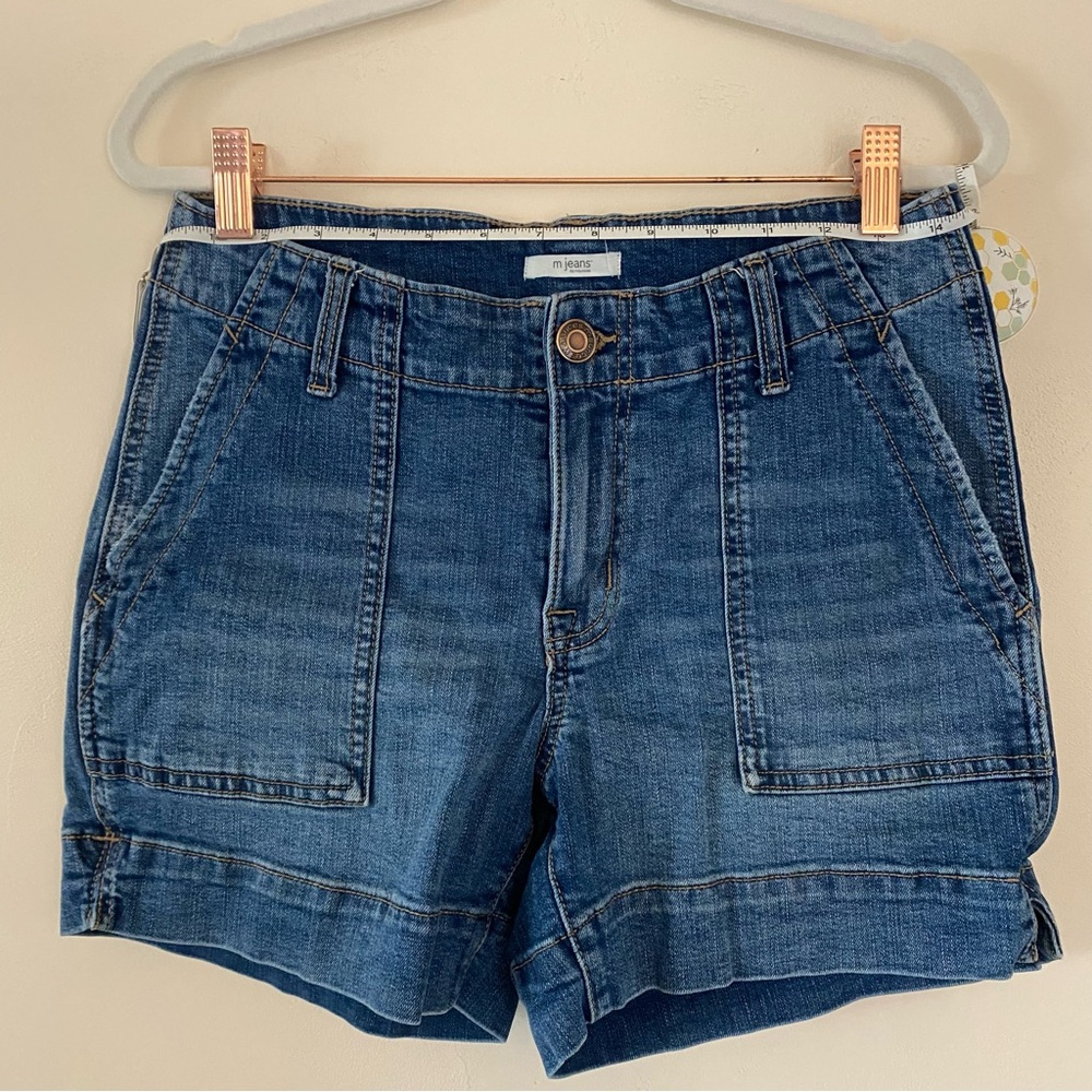 Maurices Blue Jean Shorts Cuffed Denim